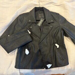 NWT - BLANKNYC Black M vegan leather jacket